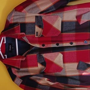 NWOT Brixton thick flannel w/ pockets